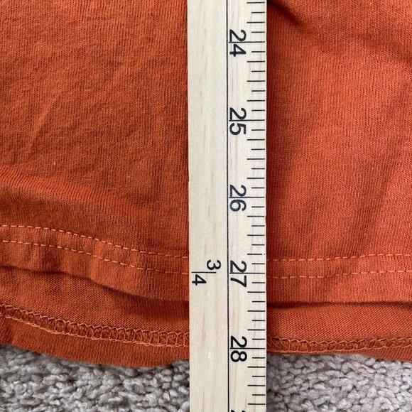 Harley Davidson Cafe Las Vegas Shirt Mens 2XL Orange Graphic Biker Eagle Wings - Picture 4 of 6